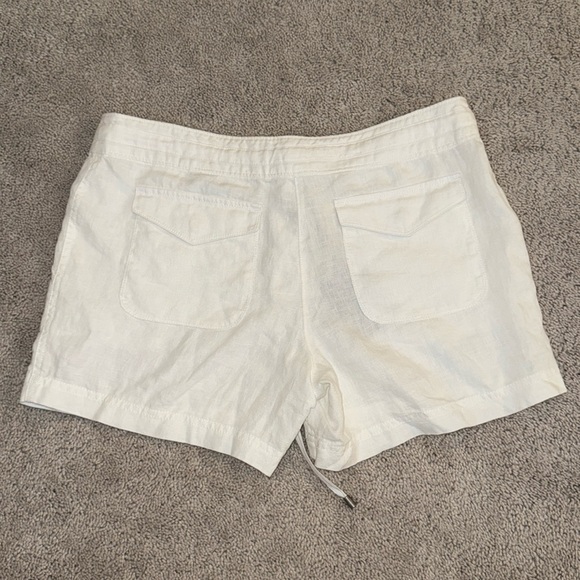 Tommy Bahama Two Palms Linen Shorts | Size 8 | White | NWT - Picture 6 of 6